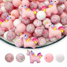 30 יחידות סט חרוזי סיליקון בעלי חיים מקסים - ערכת יצירה עשה זאת בעצמך - מתאים לתכשיטים, מחזיקי מפתחות ועיצוב הבית - מושלם לשרשראות, צמידים ונעלי קסמי - סט חיות כועס תלת מימד - ראה 22