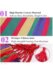 Portable Hanging Hammock Indoor Home Bedroom Hammock Lazy Chair Outdoor Travel Camping Swing Chair Thick Canvas Bed Hammocks
