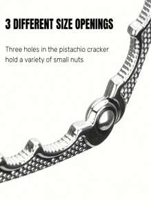 Stainless Steel Heavy Duty Nut Cracker - For Macadamia Nuts, Walnuts, Non-Slip Kitchen Tools