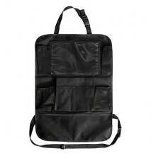 1 szt. Torba z organizerem na oparcie siedzenia samochodowego o dużej pojemności, torba do przechowywania samochodu na oparcie siedzenia z konstrukcją zapobiegającą kopnięciu - Czarne - Zobacz 4