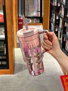 The New Summer Giant Water Cup Features A High Level Of Appearance, Is Simple And Fresh, And Has A Large Capacity. It Is Portable And Comes With A 1PC Tea Water Separator - Multicolor - View 13