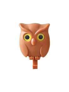 1pc Cartoon Owl Key Holder Hook, Magnetic Fridge Organizer, Wall-Mounted Entryway Decor, Auto Blinking Door Hanger For Keys, Home Storage Solution, Cute Animal Shaped Adhesive Hooks - Multicolor - View 17