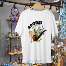 Old Black T-Shirt - I Loved The Souls - Umbanda Candomblé - Unisex - 白色 - 查看 4