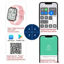 LIGE Lige Smart Watch, Fashionable Smart Watch For Men And Women, 180 MAh Battery Capacity, Waterproof Multi-Sport Mode, Heart Rate Monitoring, Blood Pressure Monitoring, Blood Oxygen Monitoring, Sleep Monitoring, Health Monitoring Smart Bracelet