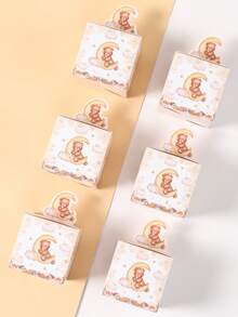 24 piezas Cajas de regalo mini de oso de peluche marrón, Cajas de dulces 3D de oso de peluche marrón lindas, Decoración de fiesta de cumpleaños, Decoración de mesa de fiesta temática de revelación de género, Decoración de fiesta de baby shower y cumpleaños, Embalaje de regalos para fiestas en el hogar y vacaciones, Cajas de embalaje de regalos para decoración de mesa de fiesta, Regalos de fiesta de cumpleaños - Oso de peluche marrón - Ver 8