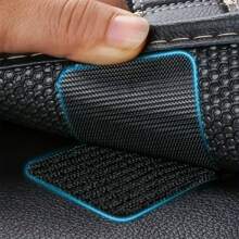 20pcs/40pcs/100pcs Rectangular Carpet Gripper, Double-Sided High-Adhesive Car Carpet Gripper, Household Floor Mat Anti-Slip Tape, Hook + Loop Back To School
