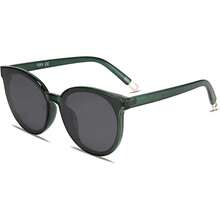 Verde transparente/gris