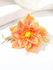 1 件度假风格仿花发夹，适合旅行装扮爪夹发夹发夹 - 彩色 - 查看 12