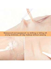 双眼皮贴，与原装相同，可调节，自然隐形，持久，适合初学者，超粘 - 裸色 - 查看 5