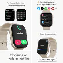 W&O 2026 Popular 2.01-Inch Touchscreen Smartwatch For 2024, Suitable For Both Men And Women, Featuring High-Definition Call Quality, Step And Calorie Tracking, Music And Message Reminders, Over 100 Fitness And Sports Functions, Wireless Connectivity Compatible With Android And Phone. - màu đen - Xem 6