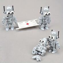 3pcs/Set Robot Style Mini Action Figures Brick Figures,Mini Figures Cartoon Bricks Action Toy, Collection Toys,Christmas Decor. - Multicolor - View 6