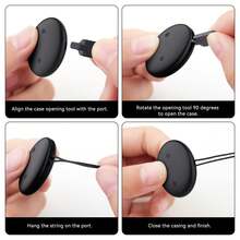 1pc The Latest Smart Air Tag Tracker From 2025, Key Finder, Supports The "Find My" Application Only Available On IOS System. Compatible Item Locator, Suitable For Wallets, Suitcases, Suitcases, Backpacks, Etc., Equipped With A Replaceable Battery Button Tracker.
