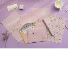 可爱清新邮寄信封套装，2 个信封和 4 张信纸