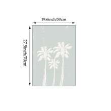 1pc Boho Beach Theme Wall Art, Summer Palm Tree Print Canvas Painting, Coastal Scenery Poster, Tropical Decor, Suitable For Bar Cart, Living Room, Bedroom, Gift For Her, Frameless Or Framed Options - Multicolor - View 8