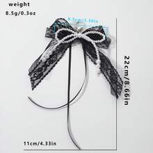 1 szt. breloczek z kokardą z pereł syntetycznych, akcesorium do plecaka, elegancki koralikowy wisiorek do etui na telefon, minimalistyczny wzór kokardy, dekoracja ze stopu cynku, całoroczny brelok do torby z akcesoriami samochodowymi, szkolny, uroczy gotycki smycz do torby Y2k z uchwytem na identyfikator, brelok do torby z akcesoriami samochodowymi, prezent świąteczny, samochód, nauczyciel, przyjaciółka, siostra, pomysły na prezent - czarny - Zobacz 6