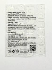 花朵立体点缀渐变冰花点钻法式高级可拆卸立体可穿戴护甲30片