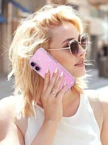 1pc Glitter Transparent Full Body Shockproof Protective Phone Case, TPU Soft Bumper Cover, Compatible With IPhone 17/17 Air/17 Pro/17 Pro Max/16/16 Pro/16 Plus/16 Pro Max 16/15 Pro Max/14 Pro Max/13 Pro Max/12 Pro Max/11 Pro Max/16 Pro Max