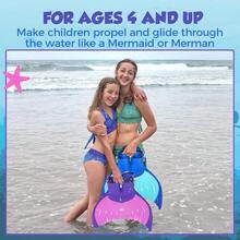 Body Glove Mermaid Linden Monofin - Blue - View 7