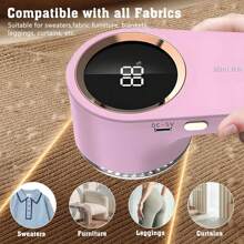 FoBianJie FOBIANJIE Rasoir à tissu rechargeable, rasoir à peluches électrique avec écran LED, lame à 1/3 de feuille, épilateur pour vêtements, meubles, canapés, pilules, duvet
