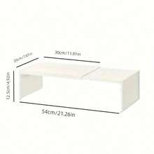 Expandable Kitchen Organizer, Space-Saving Cabinet Divider With Adjustable Shelves, Plastic, Electricity-Free Operation, For Spices, Pots, And Bowls.Multi-Tier Adjustable Shelf For Cabinets & Countertops, Plastic Storage Rack For Dishes, Bowls, Pots, Spices, No Tools Required, Ideal For Kitchen Organization - Multicolor - View 5