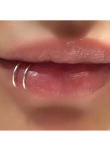 CIZME 4 Stücke 20G Fake Nasenringe aus Edelstahl, Faux Septum Ringe ohne Piercing, Clip-On Nasenhoop Ohrring Ring Sets, 8mm Faux Lippen Ohr Septum Ring ohne Piercing Körperschmuck Set für Frauen und Männer, Fake Piercing Schmuck für den täglichen Gebrauch