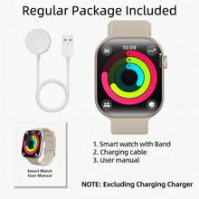 2025 Popular 2.01-Inch Touchscreen Smartwatch For 2024, Suitable For Both Men And Women, Featuring High-Definition Call Quality, Step And Calorie Tracking, Music And Message Reminders, Over 100 Fitness And Sports Functions, Wireless Connectivity Compatible With Android And IOS.