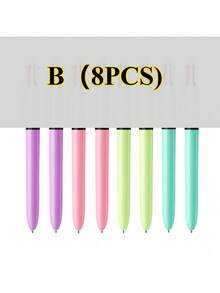 8 支装多色圆珠笔 1.0 毫米，4-N-1 彩色笔，细尖可伸缩可爱护士笔，4 色笔合一，适合学校、学生护士笔记、白垩、办公用品返校 - 彩色 - 查看 10