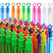 24pcs Bubble Wands (Bubble Solution Not Included), Heart Shaped Bubble Wands For Wedding, Party Favors, Table Decorations