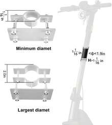 Secure Front Bike Basket For Scooters - Metal Bicycle Basket With Sturdy Wire Design, Non-Sagging Bracket, Rust-Resistant Zinc Alloy, Easy Installation Kit Included - 白色 - 查看 5