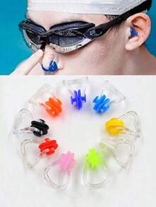 5 Pieces Of Comfortable Silicone Swimming Nose Clips - Waterproof, Reusable, Suitable For Adults, Perfect For Training And Competitive Swimming, Available In White, Blue, Pink And Black - Multicolor - View 10