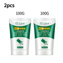 1/2pcs Wall Paint Roller Brush, Latex Paint Wall Repair White Cleaning Tool, Self-Repairing For Home Use, Anti-Mold
