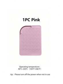 Alfombrilla para herramientas de peinado, alfombrilla universal resistente al calor para plancha y tenacillas, alfombrilla de silicona resistente al calor para almacenamiento y viaje, almohadilla de aislamiento térmico para planchas, tenacillas y rizadores, protege tus herramientas de peinado con esta almohadilla de silicona antideslizante y resistente al calor para restaurantes, hoteles y comercio