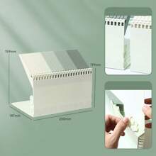 High Quality Piano Key Shaped Book Stand Thickened PP Bookend Partitioned Storage Shelf Student Gift School Supplies, Back To School