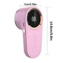FoBianJie FOBIANJIE Rasoir à tissu rechargeable, rasoir à peluches électrique avec écran LED, lame à 1/3 de feuille, épilateur pour vêtements, meubles, canapés, pilules, duvet