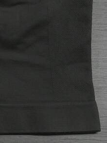 3pcs Women High Waist Lifting Tight Fit 3/4 Leggings, Yoga Black Shorts, Fitness Shorts, Running Shorts, Peach Lifting Sports Shorts, Slimming Shorts - 彩色 - 查看 7