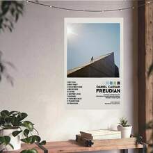 Framed   Room Decor - Daniel Caesar Freudian Album  Canvas Poster - Modern Wall Art Decor - Es Music Album Cover Print - For Music Lovers & Art Enthusiasts - Perfect Gift For Music Fans & Home Decor - Framed - View 4