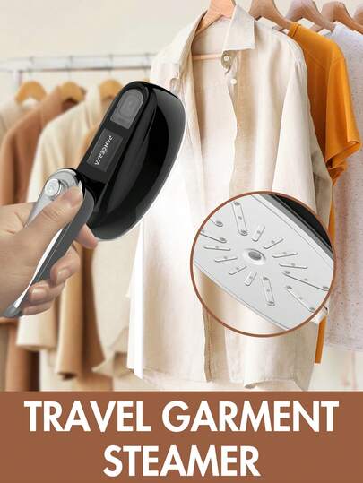 PANCERKA Portable Garment Steamer, Mini Clothes Steamer, 180° Foldable Handle – Travel-Friendly, Compact Fabric Steamer For Home & Office