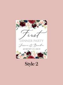 12/24 Etiquetas personalizadas para botellas de vino, decoraciones para fiestas de cumpleaños con corona, etiquetas para regalos, etiquetas para botellas de vino de boda, etiquetas decorativas conmemorativas y adorables para compromisos - Multicolor - Ver 22