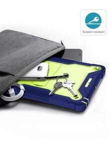 Shockproof Military Grade Anti-Fall 1pc Champagne Gold Transformer Robot Armor Tablet Case Compatible With IPad With Pencil Slot (Some Models) Spring Gift - Yellow - View 8