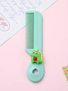 4pcs/1pc 儿童卡通糖果色卡通动物迷你梳子，便携便捷的糖果色小梳子，适合儿童理发和护理，是送给孩子礼物的理想选择 - 彩色 - 查看 18