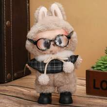 17cm Labubu Plush Doll Clothes, Vinyl Accessories For Party, Decorative Figurine Outfit - Multicolor - View 17