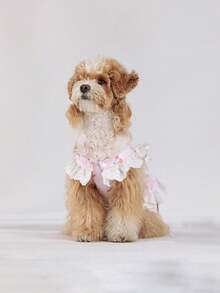 Cute Ruffle Design Dog Physiological Pants, Dog Diapers / Sanitary Menstrual Pants - Yellow - View 6