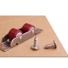 4 unids/lote puerta de acero inoxidable ventana silenciosa polea de nailon ranura rueda accesorios de puertas correderas puerta de vidrio rodillos deslizantes FKLU - Cóncava 16 mm - Ver 6