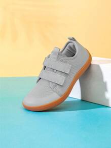 1 par de zapatos deportivos descalzos con puntera ancha para niños, adecuados para que los niños y niñas pequeños jueguen libremente