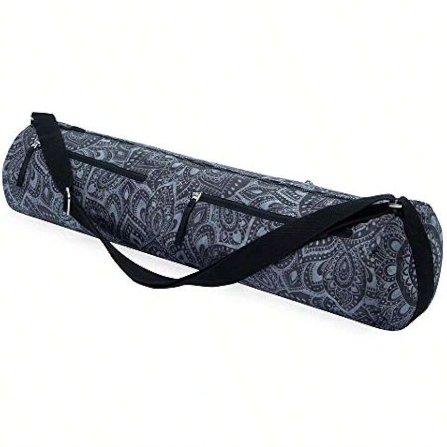 S YOGA BAG MANDALA CHARCOAL - MandalaCharcoal - View 1