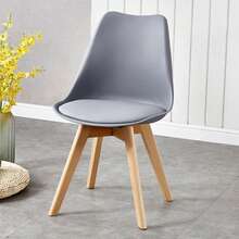 Gifts - Dining Chairs - Synk Basic Chair - White Black-Gray - Pack Of 4 Nordic Dining Chairs Kitchen Chairs With Upholstered Seat And Solid Beech Wood Legs (4CHAIR-001 89.9) - SILLA-4 PACK-gRIS - View 5