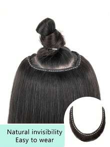 1顶奢华分层合成假发，女士长直发，适合日常佩戴、派对装饰，可用作发夹、发爪、发卡、发饰，也适合上学、新年和其他场合。 - 彩色 - 查看 3