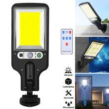 NetHong 6000W LED Solar PIR Motion Sensor Wall Street Light Outdoor Garden Security Lamp - 616-3 - View 7