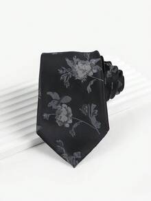 1 条彩色编织提花男士涤纶领带，适合所有季节派对、商务、休闲场合男士领带 - 商務休閒領帶 - 查看 3