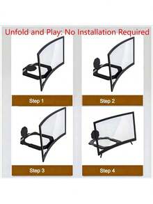 Screen1pcs Magnifier For Cell Phone, 12" Curved Phone Magnifying Screen Upgraded HD 3D Phone Screen Amplifier Phone Stand With Screen Enlarger Compatible With All Smartphones For Movies Videos